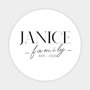 Janice Family EST. 2020, Surname, Janice Magnet